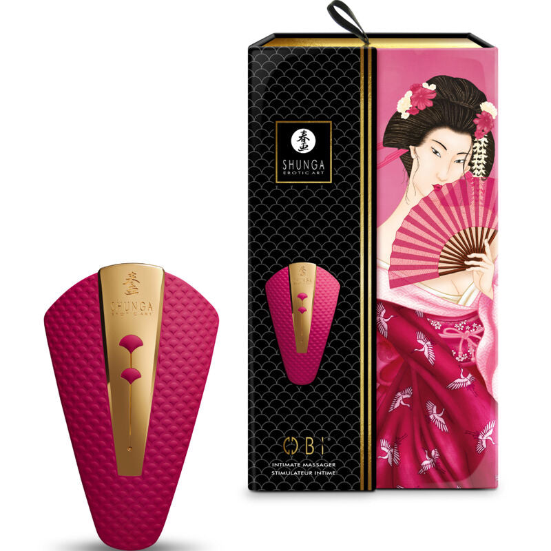Shunga Obi - Massaggiatore esterno, colore fucsia - nella confezione