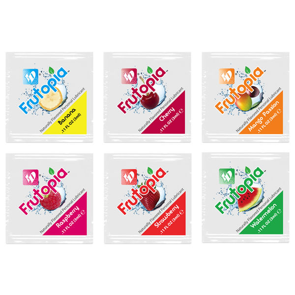 Id Juicy Lube Foglio 4 ml - Lubrificante, kit da 3 - vista laterale