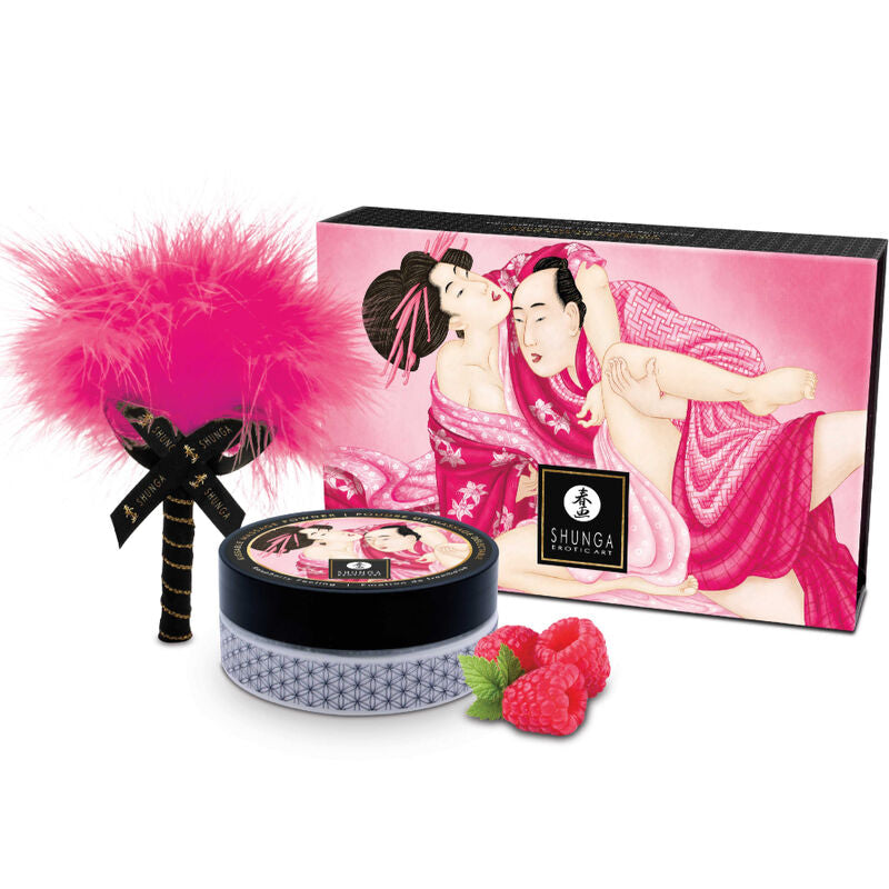 Shunga Kit Polvere - Accessorio intimo, colore alimentare lampone