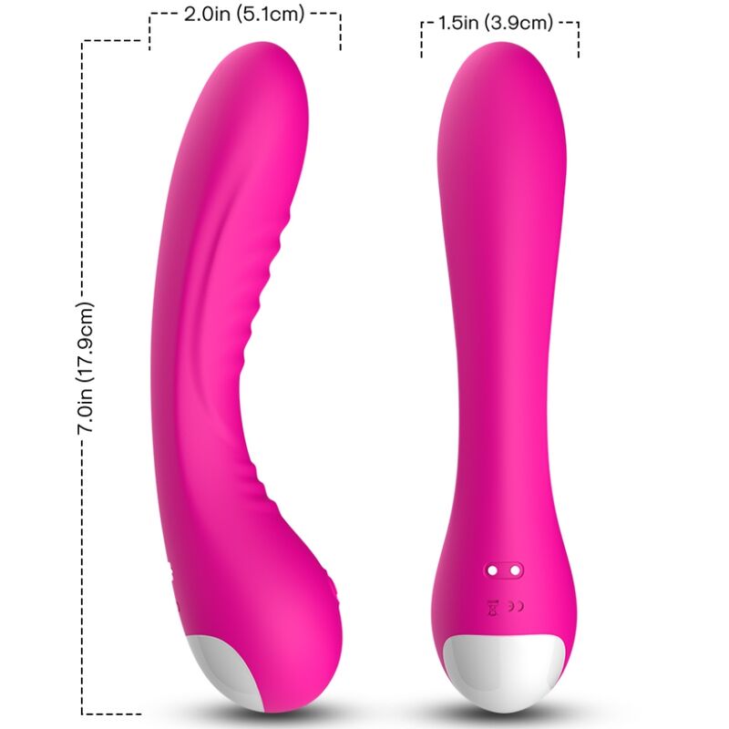 Armony Legend - Massaggiatore rotante, colore fucsia - dettaglio