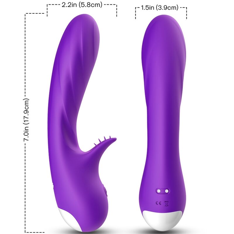 Armony Romance - Massaggiatore rotante, colore viola