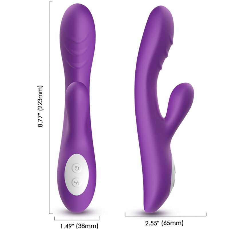 Armony Spark Effetto Calore - Massaggiatore curvo, colore viola - dettaglio