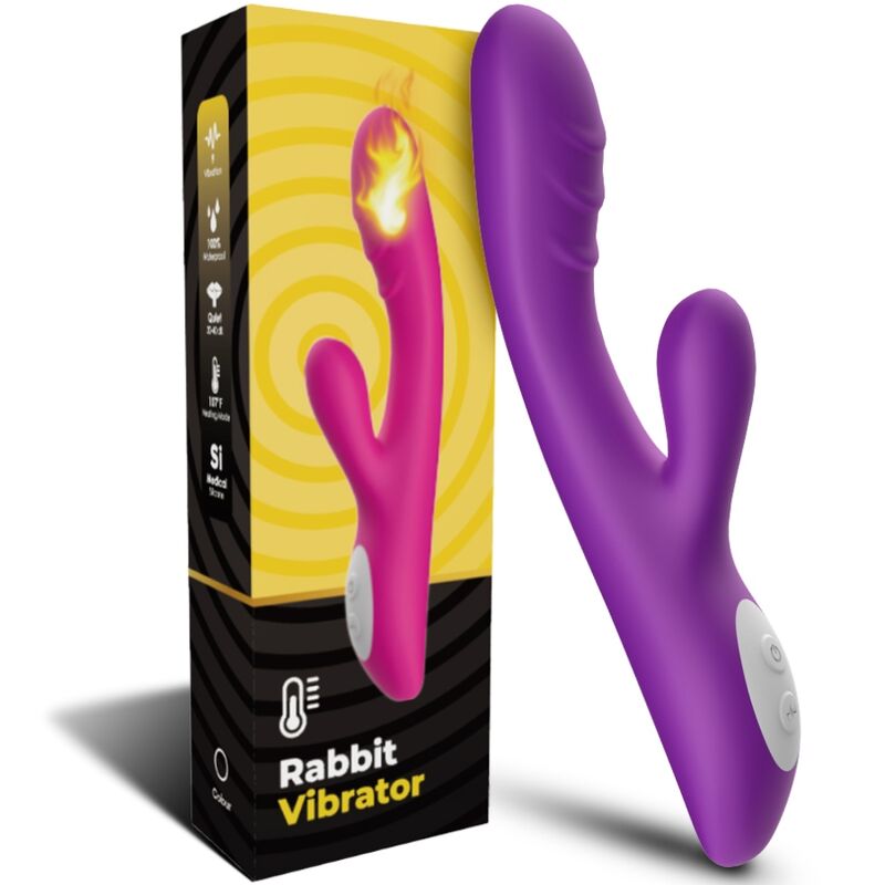 Armony Spark Effetto Calore - Massaggiatore curvo, colore viola - in mano per le dimensioni