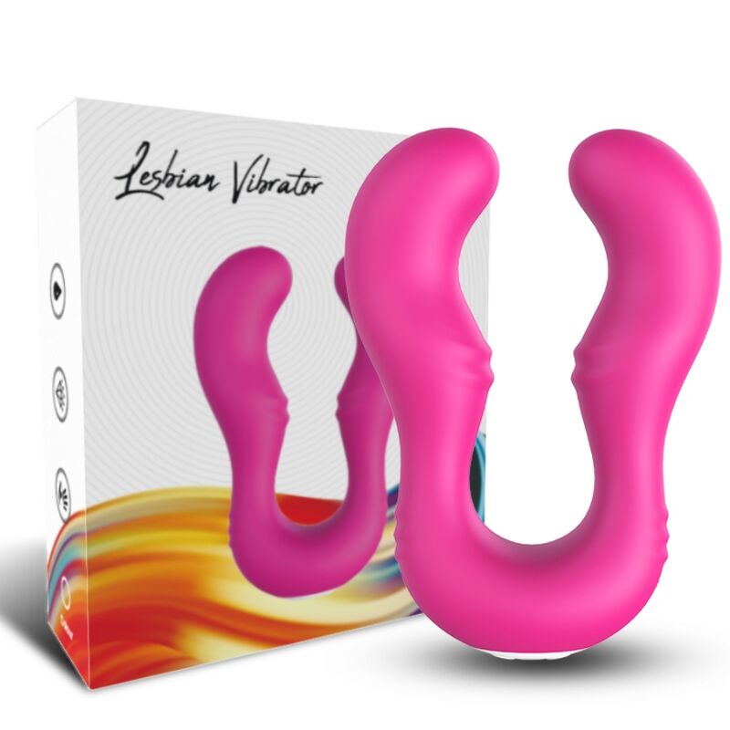 Armony Seraph - Massaggiatore con telecomando, colore fucsia - retro