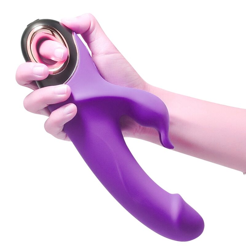 Armony Meteror - Massaggiatore doppio, colore viola - nella confezione