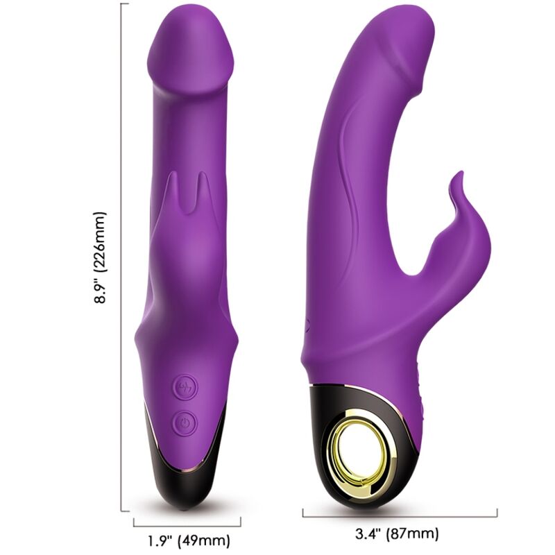 Armony Meteror - Massaggiatore doppio, colore viola