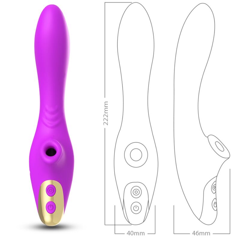 Armony Dudu Violet Sucker - Massaggiatore ad aria pulsata - dettaglio