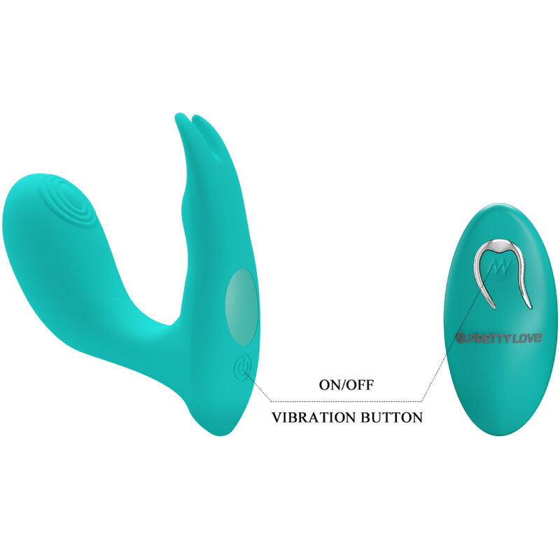 Pretty Love Idabelle - Massaggiatore con telecomando, colore blu - retro