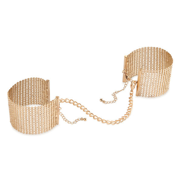 Bijoux Indiscrets DÃ Sir MÃ Tallique Manette - Accessorio intimo, colore rete metallo dorato