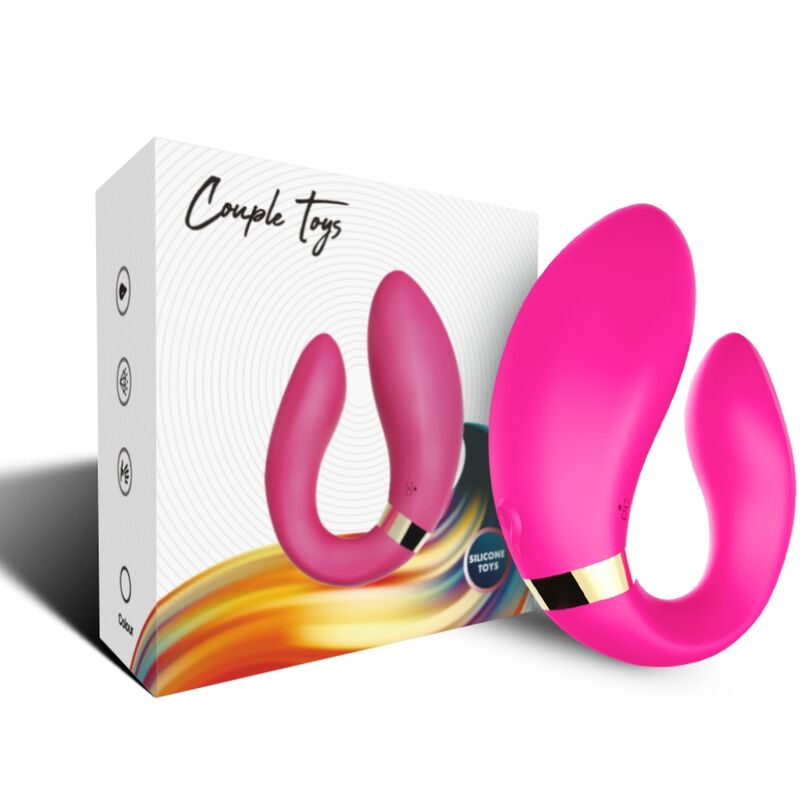 Armony Mezzaluna - Massaggiatore di coppia, colore fucsia - nella confezione