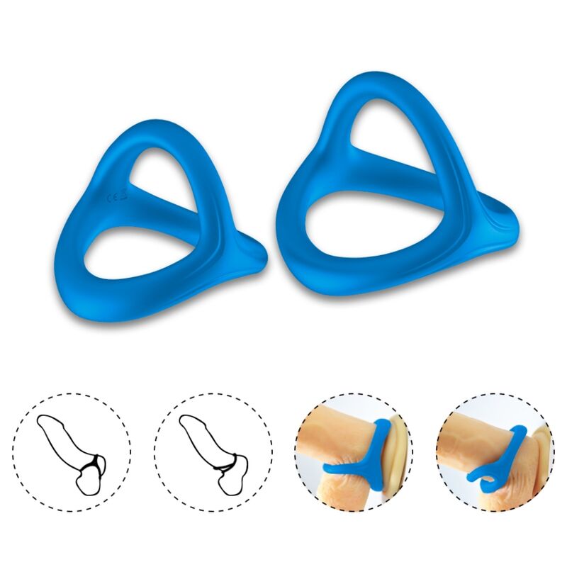 Armony Tresor - Anello per uomo, colore blu - dettaglio
