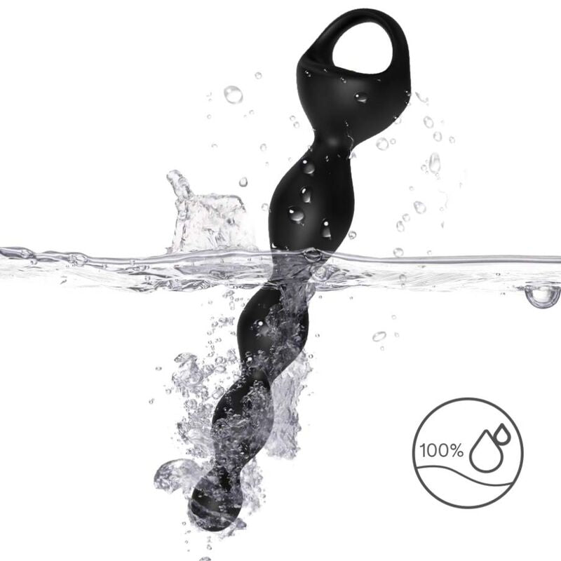Armony Plug - Accessorio intimo, colore finger nero - vista laterale
