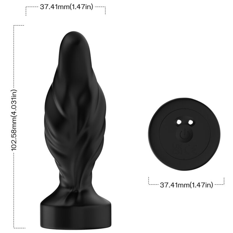 Armony Plug - Accessorio intimo, colore nero - nella confezione