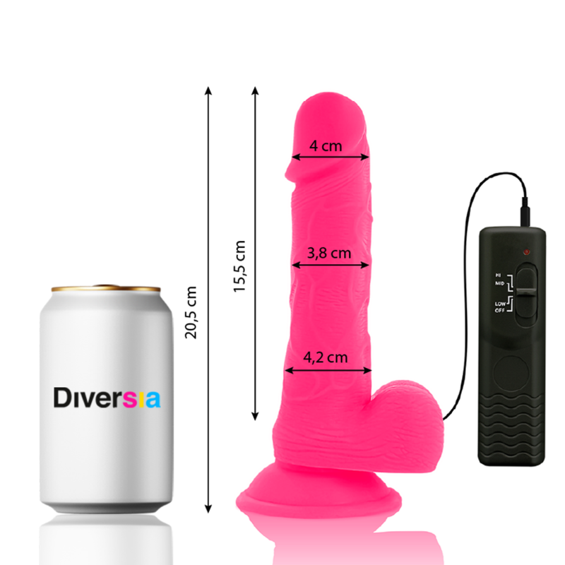Diversia Flessibile - Accessorio intimo, colore rosa 20.5 4.2 - vista laterale