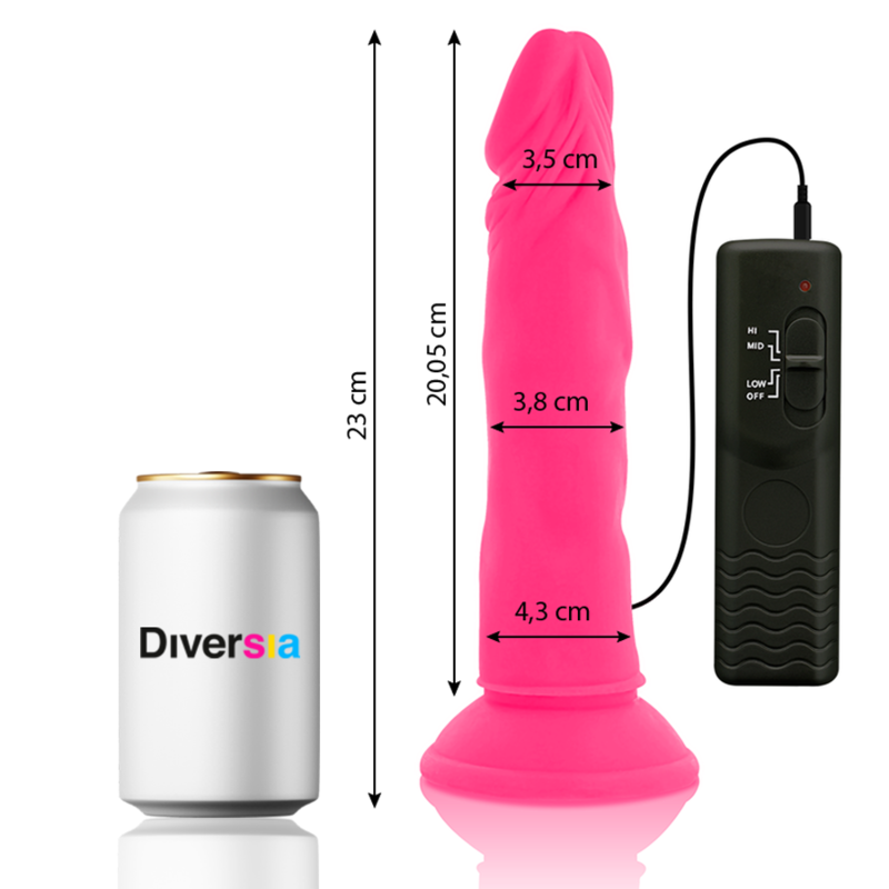 Diversia Flessibile - Accessorio intimo, colore rosa 23 4.3 - vista laterale