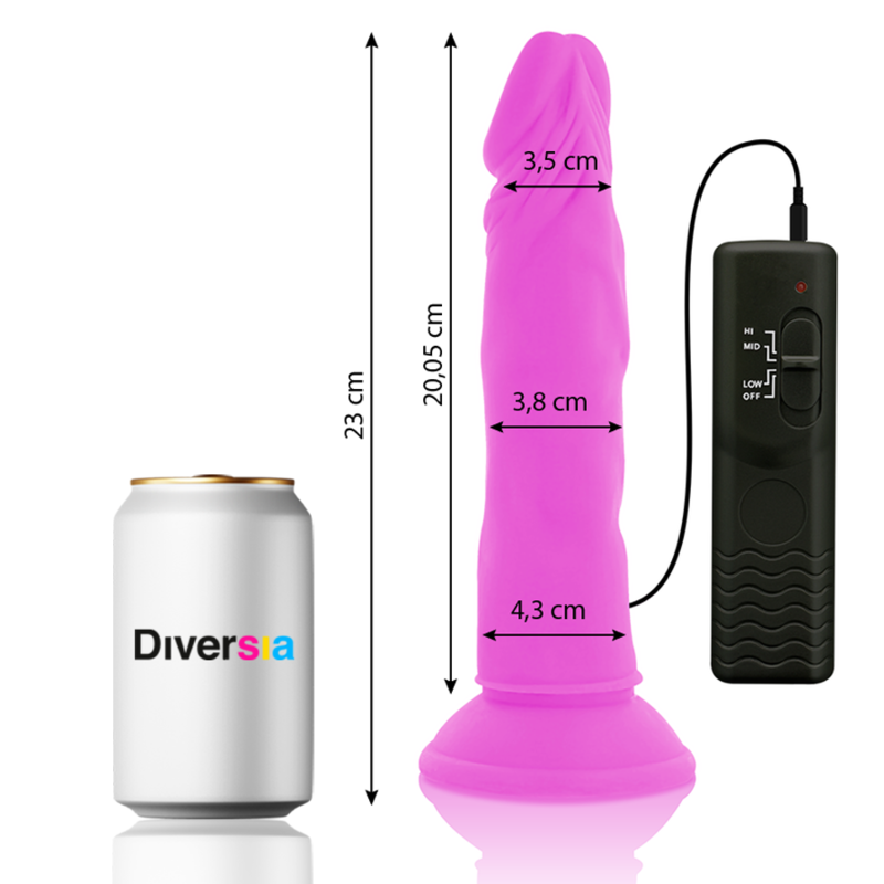 Diversia Flessibile - Accessorio intimo, colore viola 23 4.3 - vista laterale