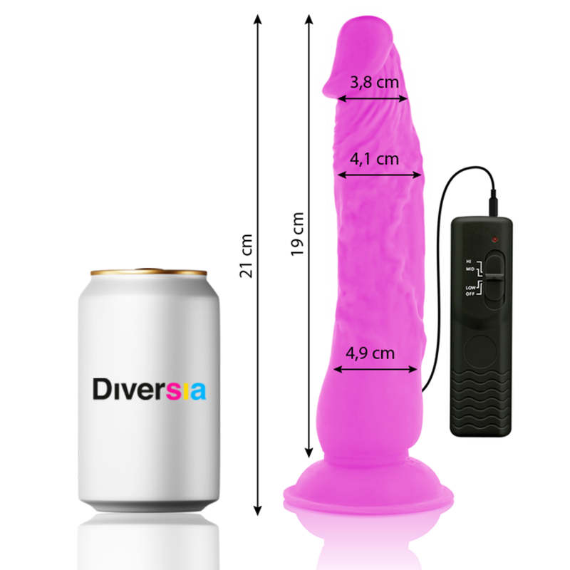 Diversia Flessibile - Accessorio intimo, colore viola 21 4.9 - vista laterale