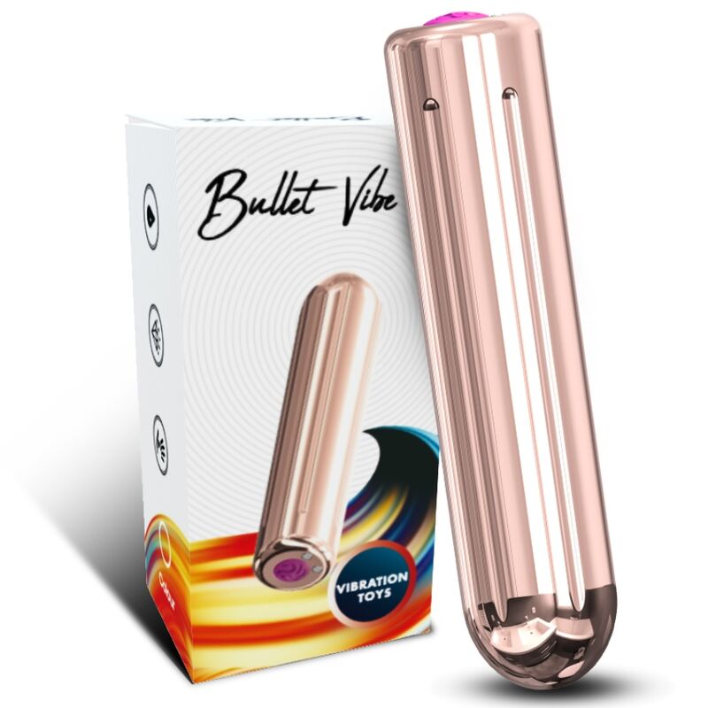 Armony Testata - Mini massaggiatore, colore bullet dorato - in mano per le dimensioni