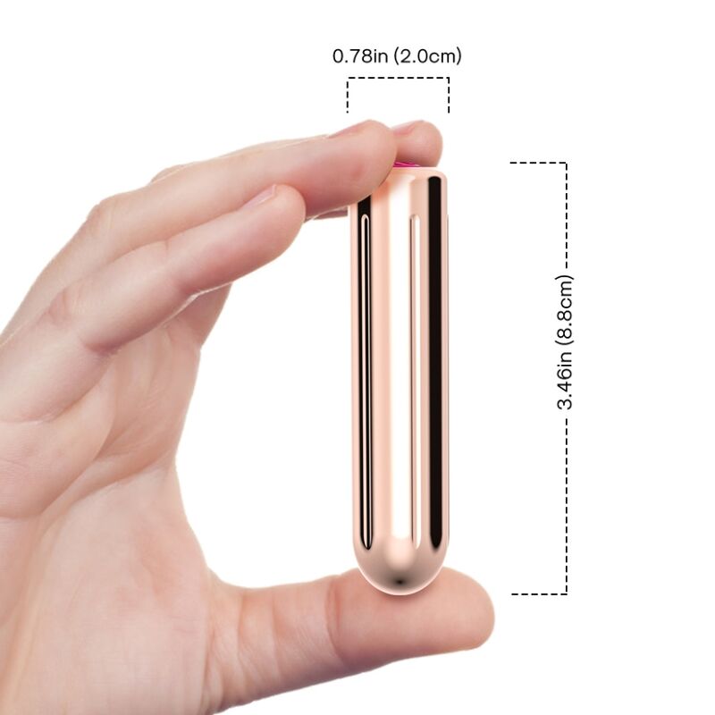 Armony Testata - Mini massaggiatore, colore bullet dorato - nella confezione