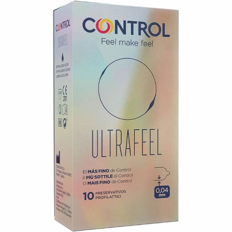 Control Adapta Finissimo Ultrafeel 10 pezzi - Preservativi, kit da 3