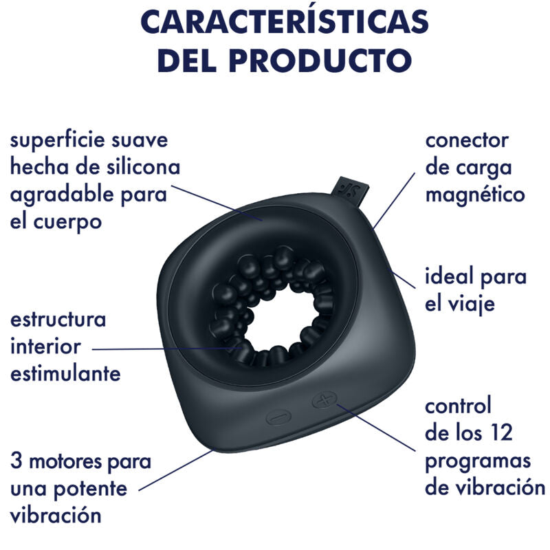 Satisfyer Ring Stroker - Anello per uomo - in mano per le dimensioni