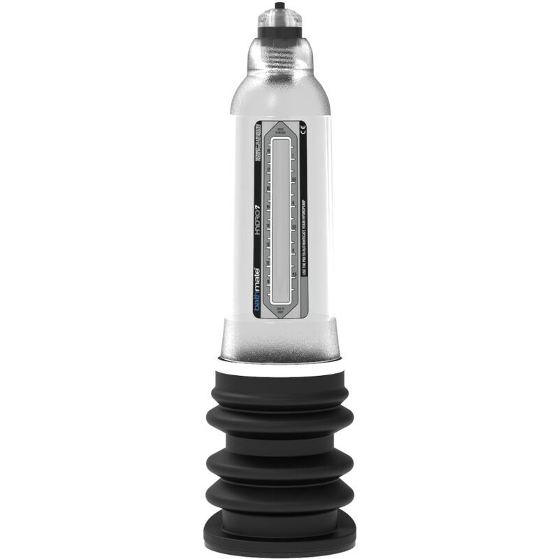 Bathmate Hydro7 Hercules, pompa trasparente con base a soffietto nera