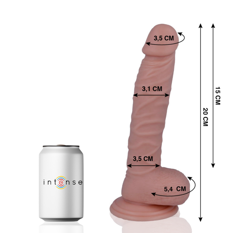 Mr Intense 19 Realistic Penis 20 CM O 3.1 CM - Accessorio intimo