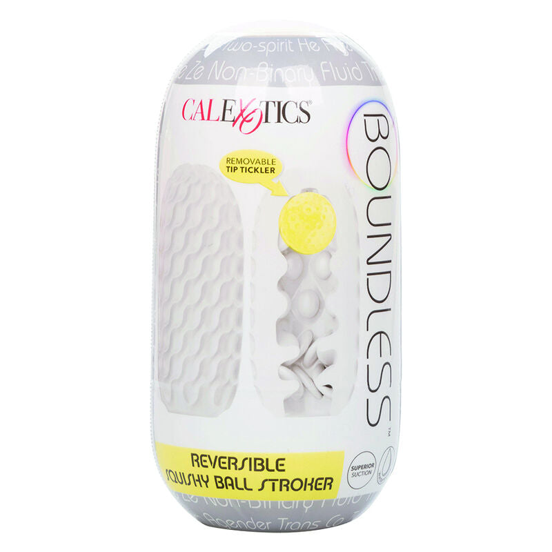 Calexotics Boundless Sfera Squishy Reversibile Grigia - Dispositivo per uomo - vista laterale
