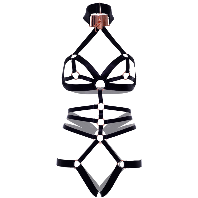 Leg Avenue Imbracatura Elastica Senza Cavallo - Lingerie - in mano per le dimensioni