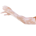 Leg Avenue Guanti Floreali Rossi Bianchi - Lingerie, colore bianco