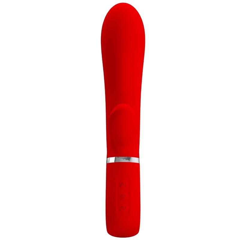 Pretty Love Spot Thomas - Massaggiatore curvo, colore rosso - vista laterale
