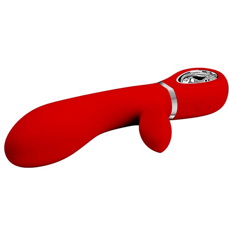 Pretty Love Spot Thomas - Massaggiatore curvo, colore rosso - nella confezione