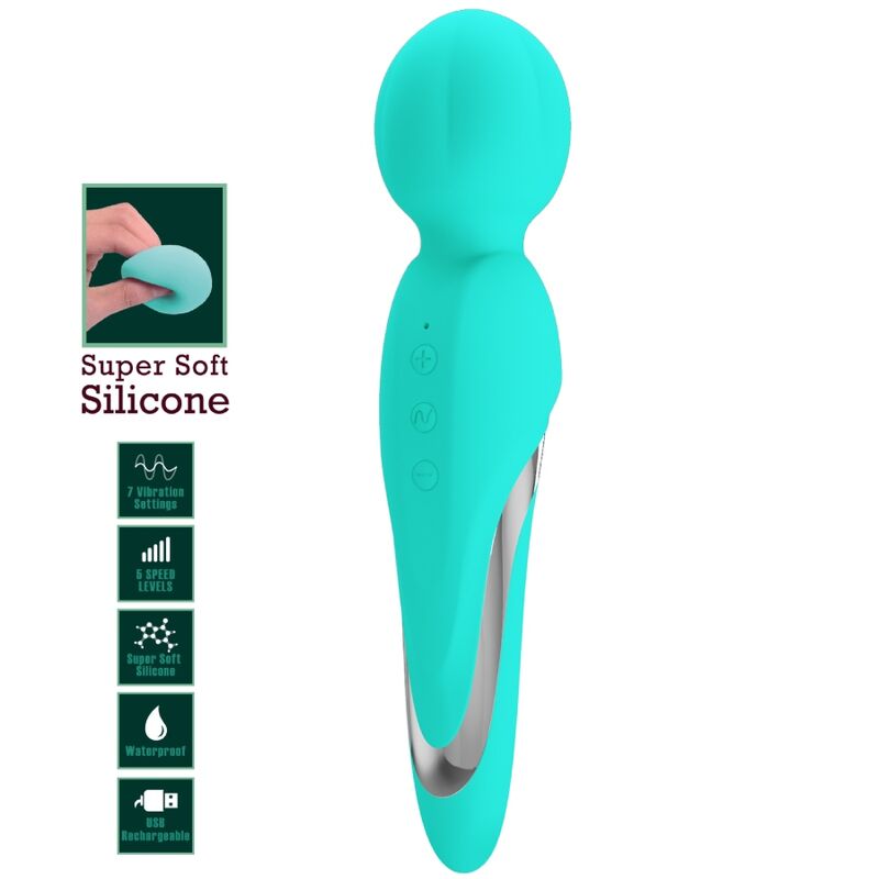 Pretty Love Bacchetta - Massaggiatore, colore walter verde - vista frontale
