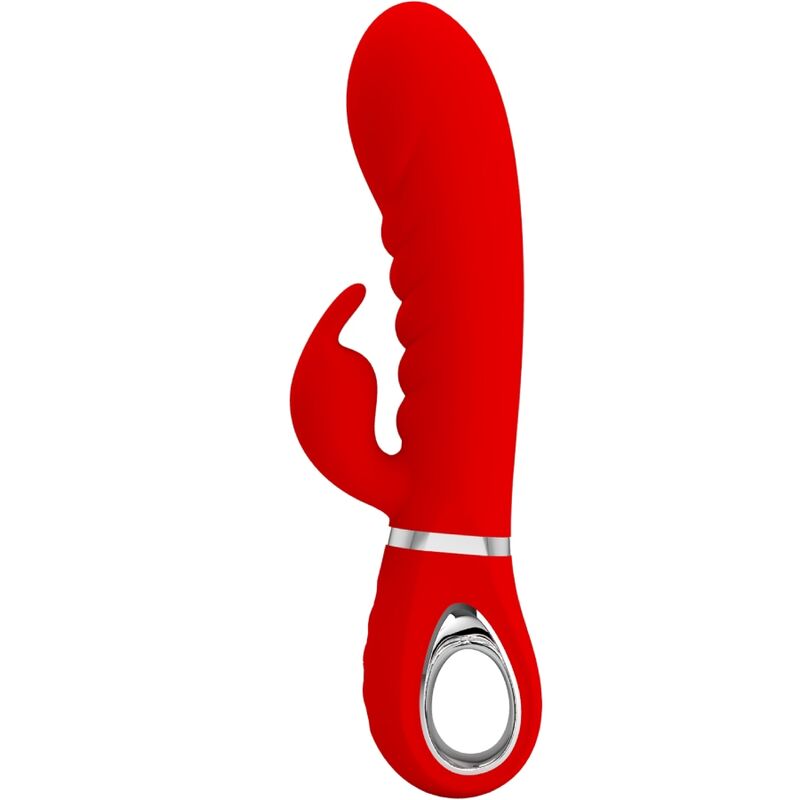 Pretty Love Spot Prescott - Massaggiatore curvo, colore rosso