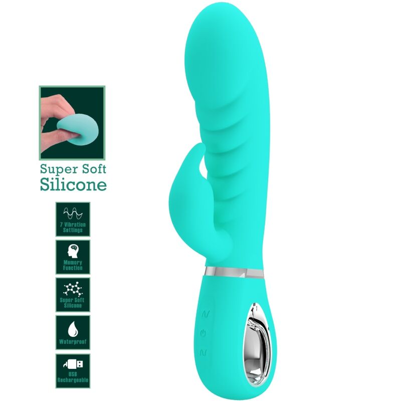 Pretty Love Spot Prescott - Massaggiatore curvo, colore verde - vista frontale