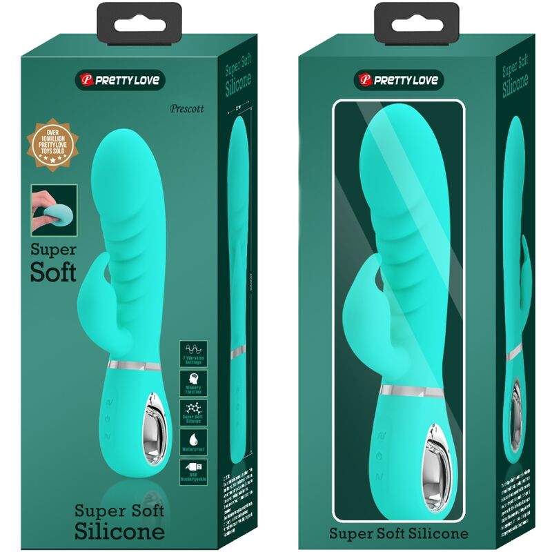 Pretty Love Spot Prescott - Massaggiatore curvo, colore verde - dettaglio