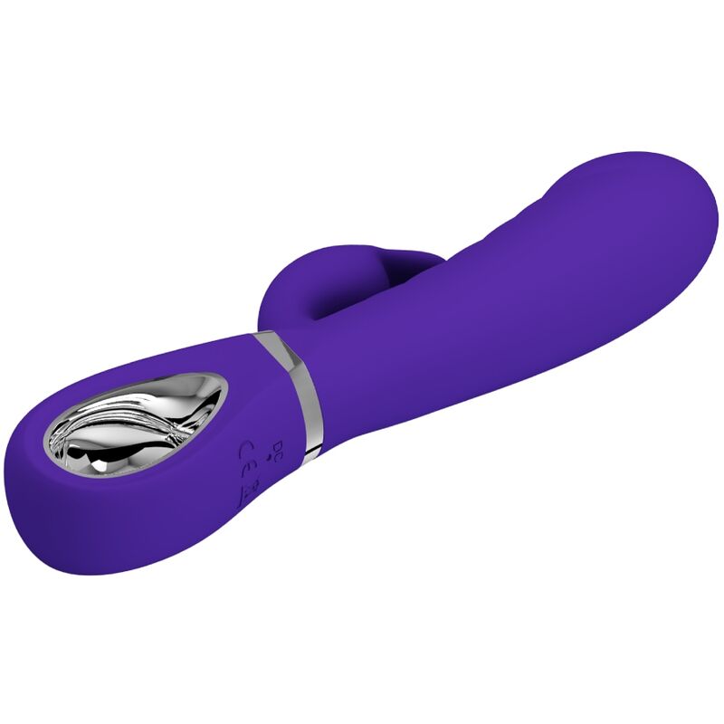 Pretty Love Spot Prescott - Massaggiatore curvo, colore viola - nella confezione