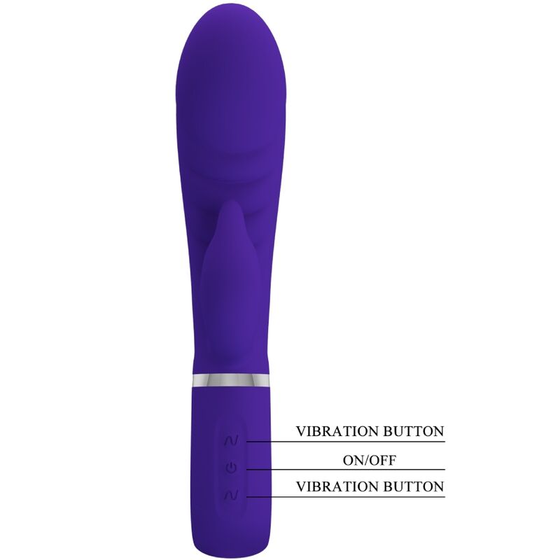 Pretty Love Spot Prescott - Massaggiatore curvo, colore viola - retro