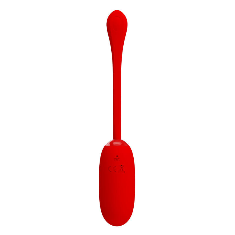Pretty Love Julius - Ovetto massaggiante, colore rosso - nella confezione