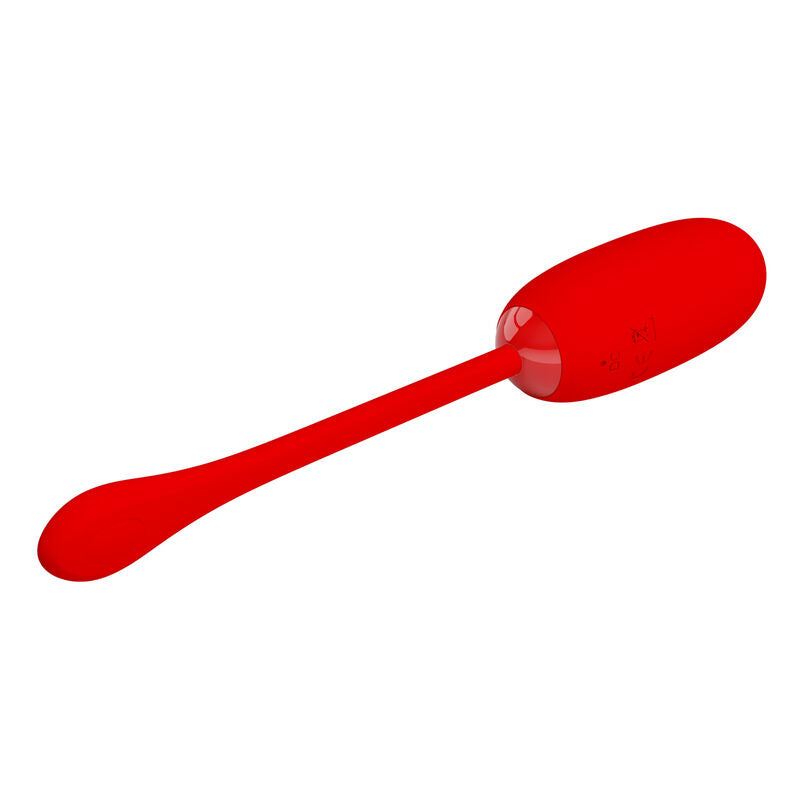 Pretty Love Julius - Ovetto massaggiante, colore rosso - retro