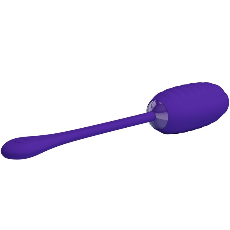 Pretty Love Kirk - Ovetto massaggiante, colore viola - in mano per le dimensioni
