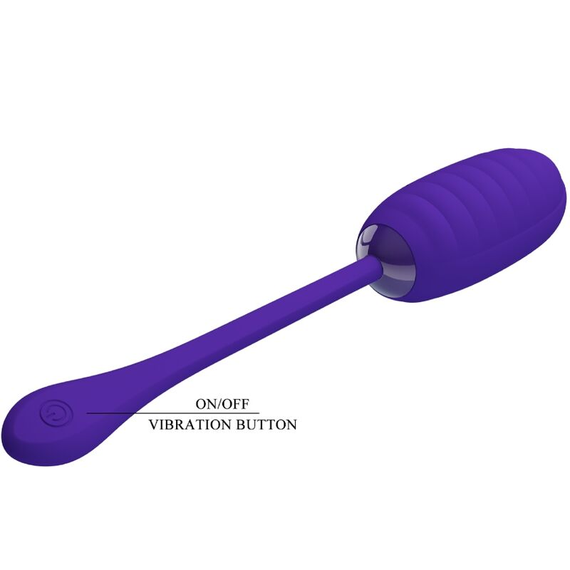 Pretty Love Kirk - Ovetto massaggiante, colore viola - vista frontale