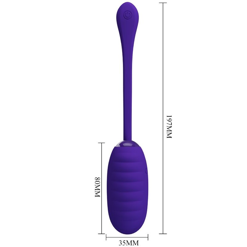 Pretty Love Kirk - Ovetto massaggiante, colore viola - retro