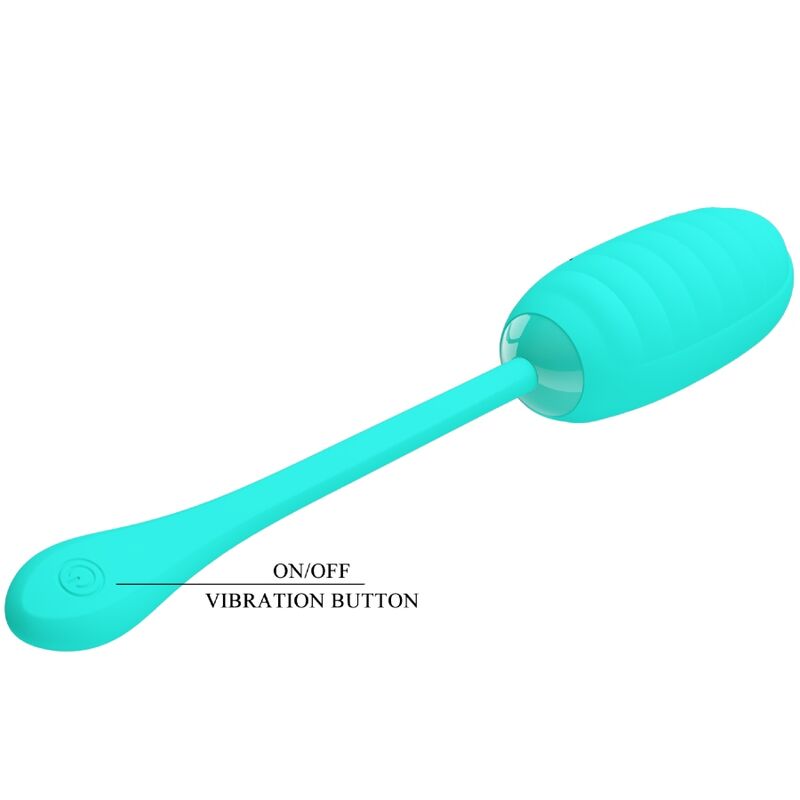Pretty Love Kirk - Ovetto massaggiante, colore verde - vista frontale