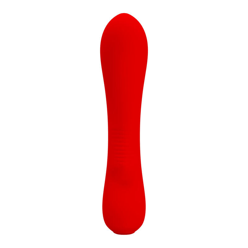 Pretty Love Prescott - Massaggiatore curvo, colore rosso - vista laterale