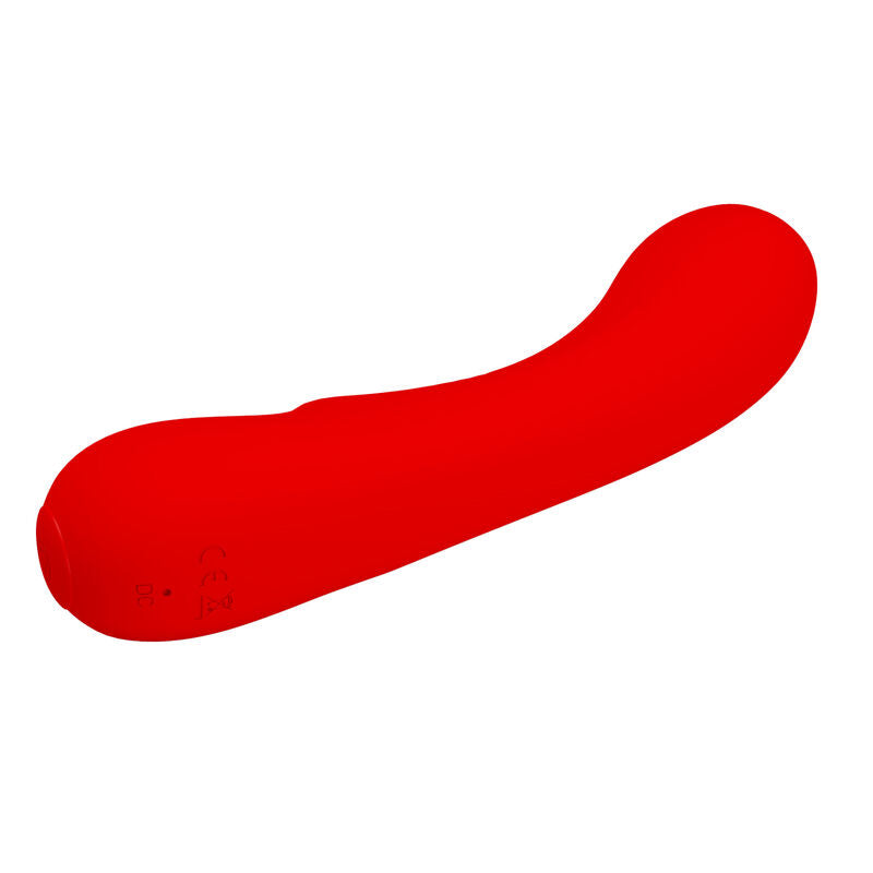 Pretty Love Prescott - Massaggiatore curvo, colore rosso - dettaglio