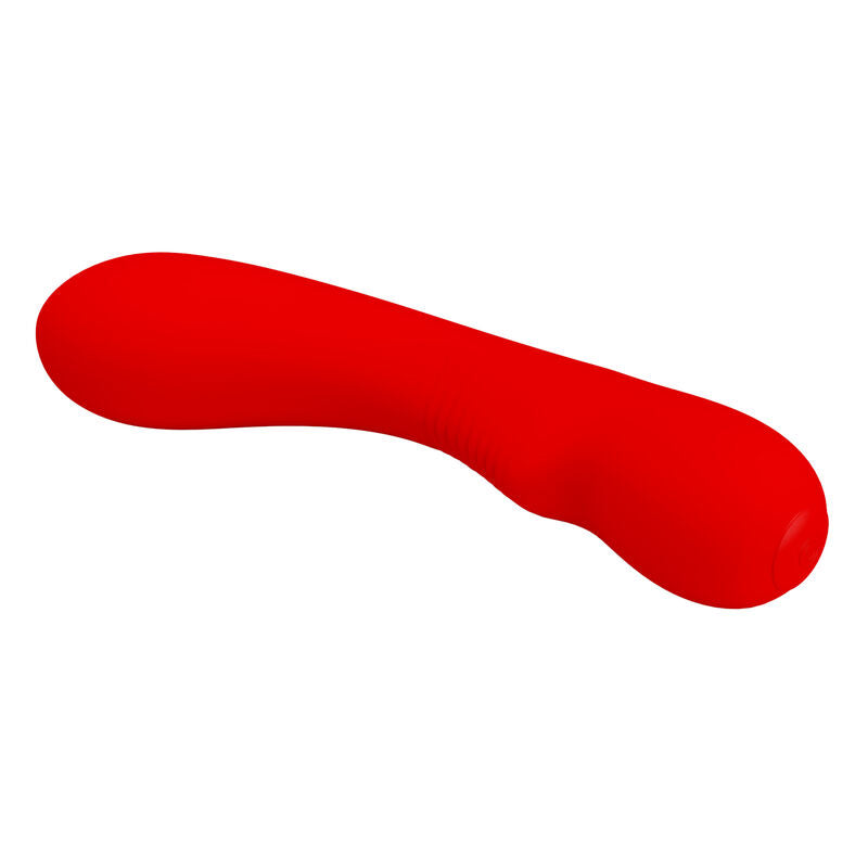 Pretty Love Prescott - Massaggiatore curvo, colore rosso - nella confezione