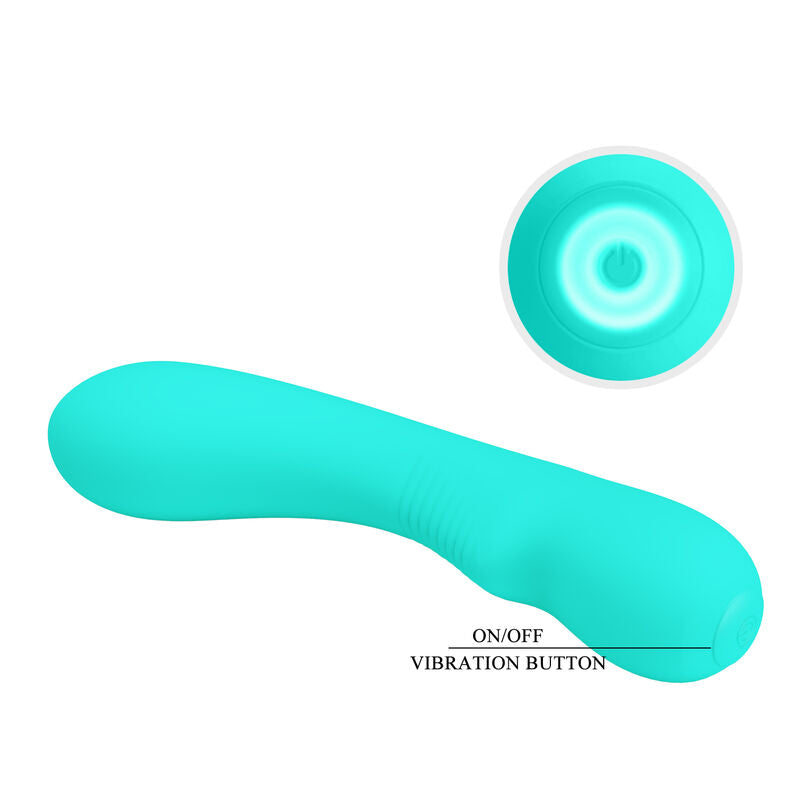 Pretty Love Prescott - Massaggiatore curvo, colore verde - retro