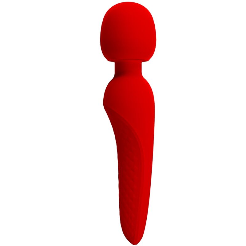 Pretty Love Meredith 12 Modalit - Massaggiatore wand, colore rosso
