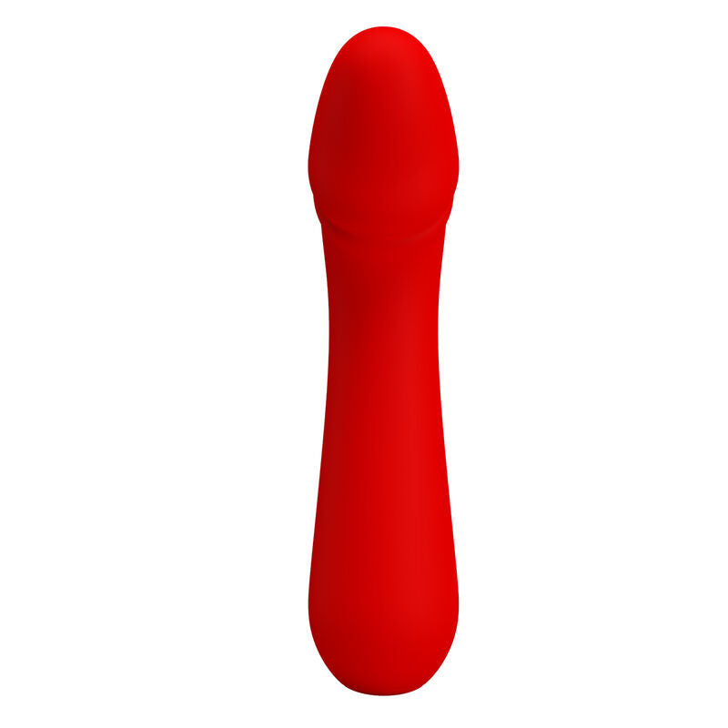 Pretty Love Cetus - Massaggiatore curvo, colore rosso
